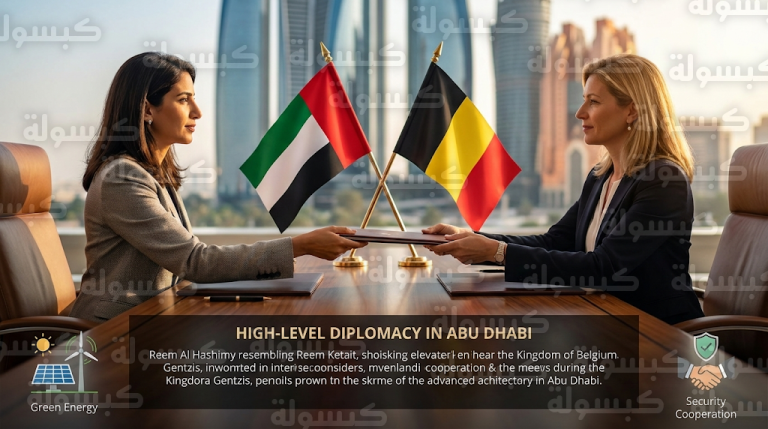 الإمارات وبلجيكا تبحثان في أبوظبي تسريع اتفاقية الشراكة الاقتصادية الشاملة مع الاتحاد الأوروبي