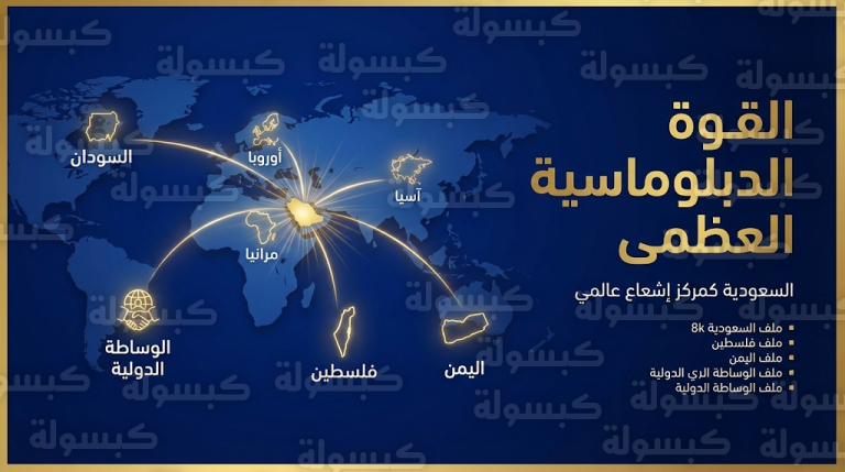 الرياض تقود حراكاً دولياً لإنهاء أزمات السودان وفلسطين وتنجح في وساطات عالمية بين روسيا وأوكرانيا