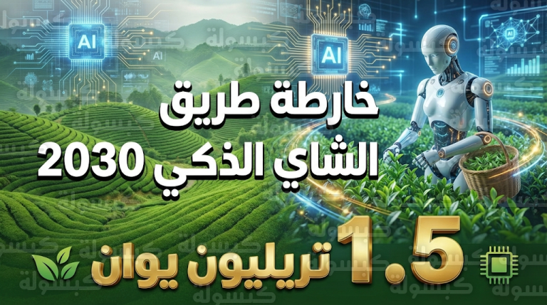 الصين تطلق رسمياً خارطة طريق الشاي الذكي 2030 للوصول إلى 1.5 تريليون يوان بدمج الذكاء الاصطناعي والاستدامة