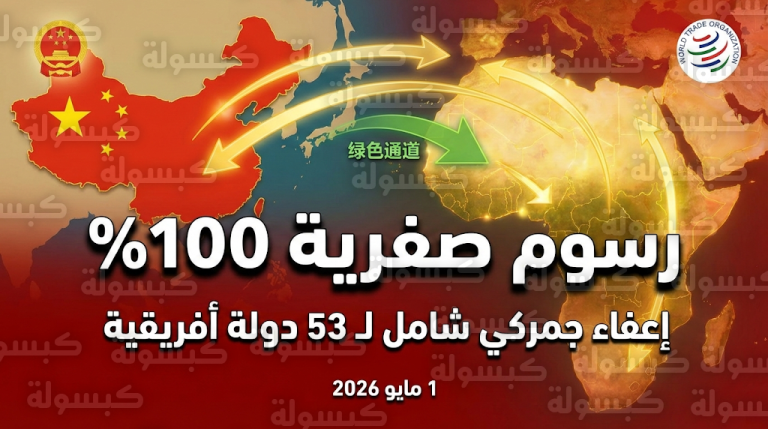 الصين تعلن الجدول الزمني النهائي للإعفاء الجمركي الشامل لـ 53 دولة أفريقية بنسبة 100%