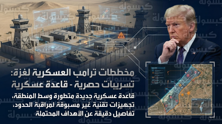 الغارديان تكشف وثائق مخطط إدارة ترامب لإنشاء قاعدة عسكرية دولية في قطاع غزة