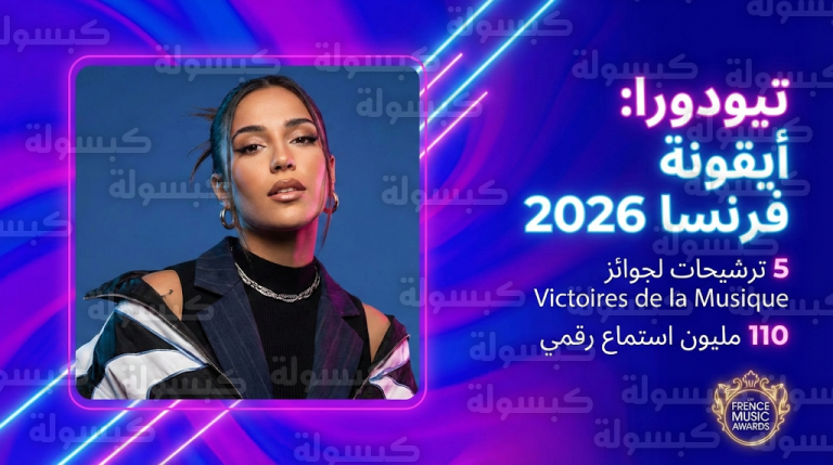 الفنانة تيودورا تكتسح ترشيحات جوائز انتصارات الموسيقى 2026 بـ 5 فئات رسمية وتحقق أرقاماً قياسية عالمية