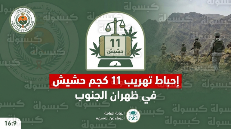 القبض على مخالفين من الجنسية الإثيوبية حاولا تهريب 11 كيلوجراماً من الحشيش عبر حدود عسير