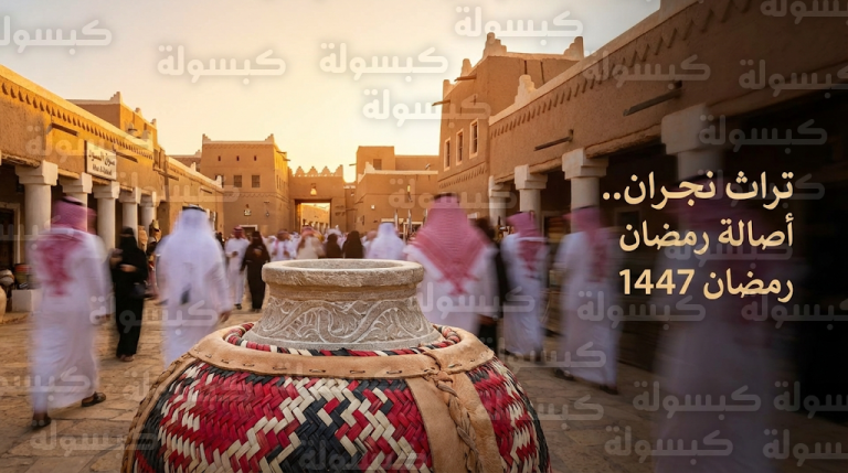 المدهن الحجري يتصدر مبيعات الأواني التراثية في أسواق نجران خلال رمضان 2026