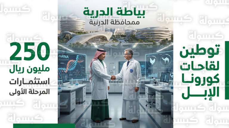 المملكة توقع اتفاقية مع سيفا الفرنسية لإنتاج لقاحات كورونا الإبل وداء الكلب بتقنية mRNA بمدينة التقنية الحيوية
