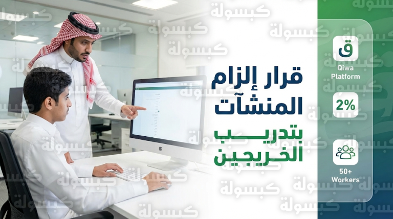 الموارد البشرية تلزم منشآت الـ 50 عاملاً بتدريب الخريجين والباحثين عن عمل 2026