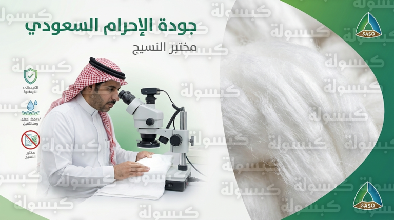 المواصفات السعودية تعلن ضوابط فنية صارمة لملابس الإحرام وتؤكد خلو الأنسجة من المواد المسرطنة والصبغات الضارة