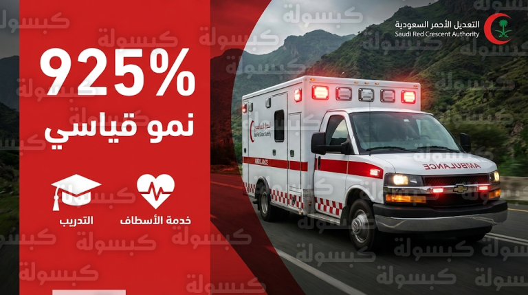 الهلال الأحمر بالباحة يسجل نمواً قياسياً في عدد المستفيدين بنسبة تتجاوز 925% خلال عام 2025