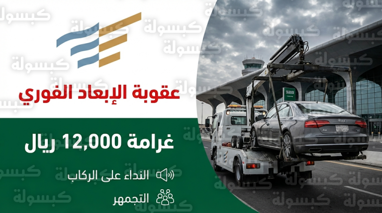 الهيئة العامة للنقل تعلن ترحيل وافدين لممارستهما نشاط “الكدادة” وتفرص غرامات تصل إلى 12 ألف ريال