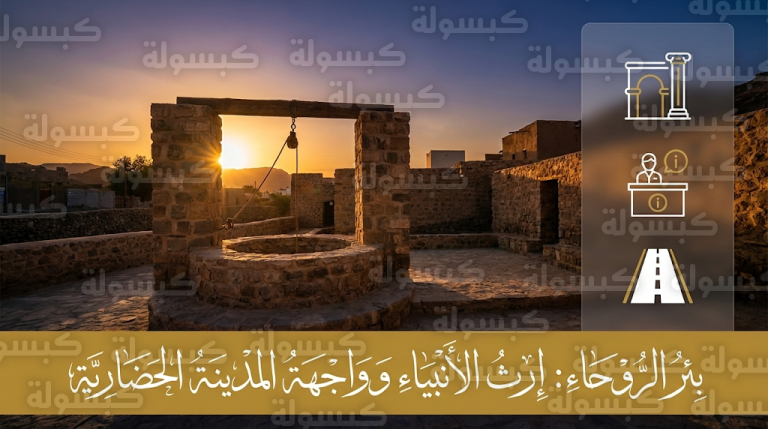 بئر الروحاء وجهة تاريخية في قلب وادي الروحاء تجسد ذكريات غزوة بدر وحجة الوداع