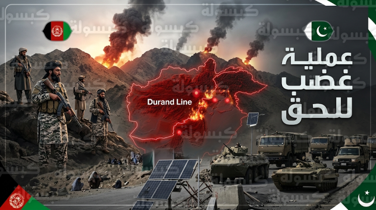 باكستان تطلق عملية غضب للحق لاستعادة مواقع حدودية سيطرت عليها القوات الأفغانية