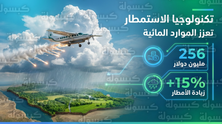 برنامج استمطار السحب في السعودية يحقق زيادة في الأمطار بنسبة 15% مع الانتقال للتشغيل المستدام