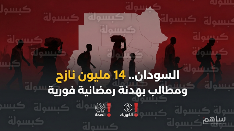 بيان عاجل من تحالف صمود يحذر من كارثة إنسانية في السودان تطال 14 مليون نازح
