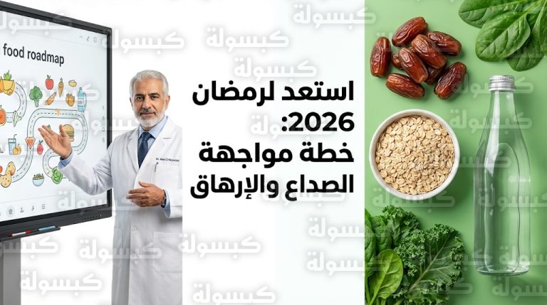 تبدأ من اليوم 16 فبراير.. خطة تهيئة الجسم قبل أول أيام رمضان 2026 لتجنب الصداع والوهن