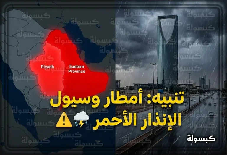 تحذير من “المدني” والأرصاد: أمطار غزيرة وسيول تضرب هذه المناطق اليوم الثلاثاء 3 فبراير 2026 في السعودية