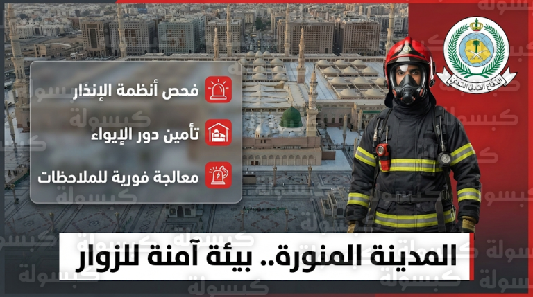 تحذيرات من إغلاق المنشآت المخالفة مع استمرار جولات الدفاع المدني الميدانية في المنطقة المركزية