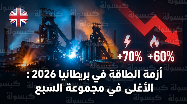 تحذيرات من موجة إغلاق للمصانع في بريطانيا مع تصدرها قائمة أغلى أسعار طاقة بمجموعة السبع