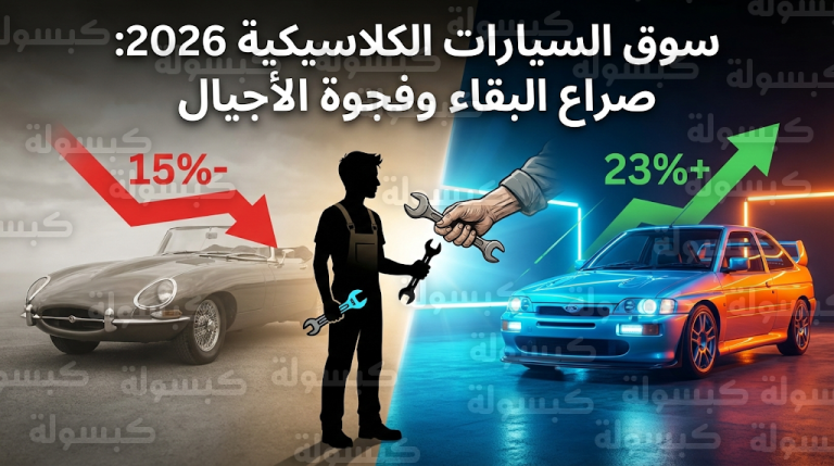 تذبذب أسعار السيارات الكلاسيكية في 2026 بين قفزة لموديلات الثمانينيات وتراجع حاد للفئات العريقة