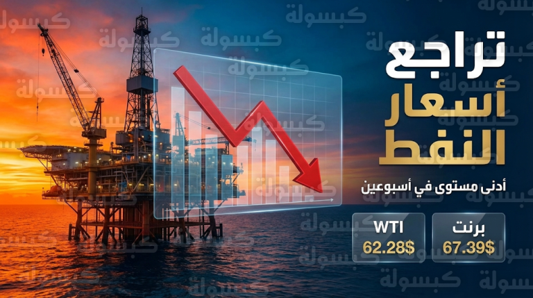 تراجع أسعار النفط العالمية لأدنى مستوى في أسبوعين مع تقدم المحادثات الدبلوماسية بين واشنطن وطهران