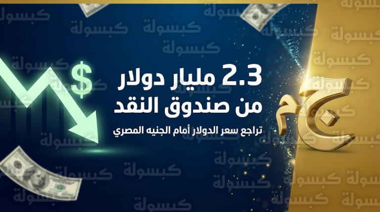 تراجع سعر الدولار أمام الجنيه المصري مع إدراج مصر على جدول أعمال صندوق النقد لصرف 2.3 مليار دولار