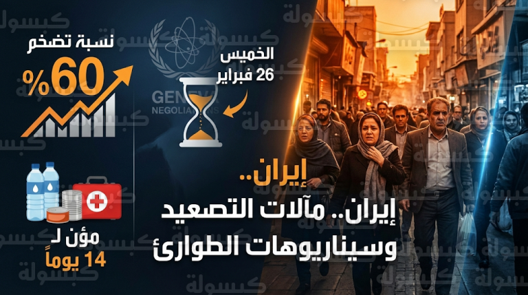 ترقب في الشارع الإيراني قبيل مفاوضات جنيف الحاسمة مع واشنطن لتهدئة التصعيد العسكري