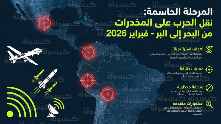 ترمب يغير قواعد الاشتباك ضد كارتيلات المخدرات وينقل العمليات العسكرية إلى اليابسة لتدمير البنية التحتية للمهربين