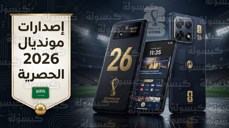 تسريبات إيفان بلاس تظهر التصميم النهائي لهواتف موتورولا FIFA 26 وموعد طرحها المتوقع