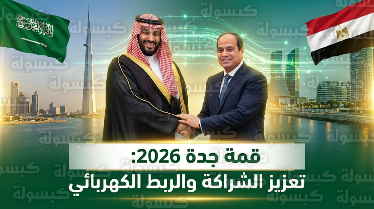 تفاصيل القمة المصرية السعودية في جدة ومستجدات مشروع الربط الكهربائي العملاق بين البلدين
