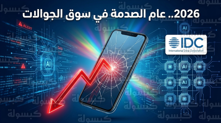 تقرير IDC: سوق الهواتف الذكية يواجه أكبر انكماش في تاريخه خلال عام 2026