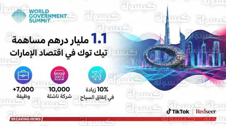 تقرير رسمي يكشف مساهمة تيك توك بأكثر من مليار درهم في اقتصاد الإمارات ودعم 7 آلاف وظيفة