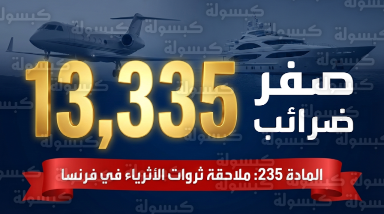 تقرير يكشف إعفاء 13335 أسرة مليونيرة في فرنسا من ضرائب الدخل عبر ثغرات قانونية مثيرة للجدل
