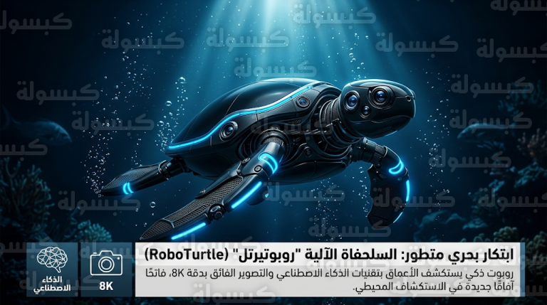 تقنية RoboTurtle المستوحاة من الطبيعة تمثل قفزة نوعية في مراقبة البيئة البحرية والذكاء الاصطناعي