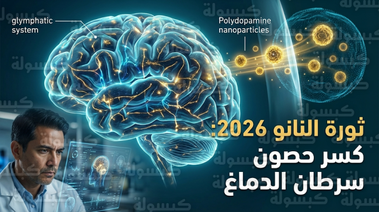 تقنية نانوية مبتكرة تعتمد على النظام الغليمفاوي لزيادة كفاءة علاج أورام الدماغ عشرة أضعاف