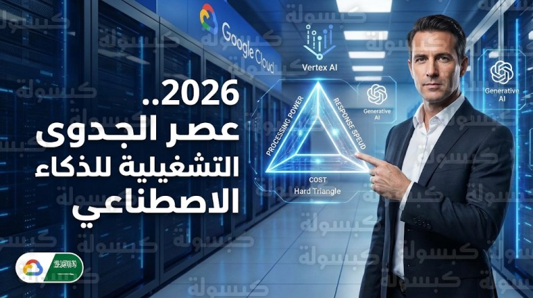 جوجل كلاود تعلن انتقال سباق الذكاء الاصطناعي العالمي لمرحلة الجدوى التشغيلية وحسم صراع المثلث الصعب