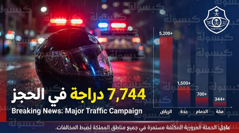 حسم الجدل.. هل تشمل الحملة “تطبيقات التوصيل”؟ المرور يكشف مصير الدراجات المحجوزة وتحذير هام