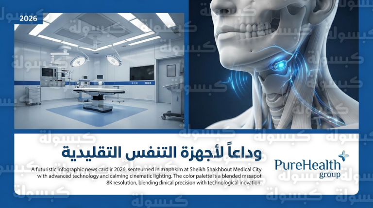 حل جذري لانقطاع النفس أثناء النوم.. مدينة الشيخ شخبوط الطبية تطلق تقنية الزرعة الطبية لعام 2026