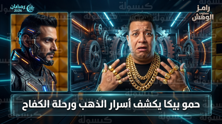 حمو بيكا يكشف حقيقة ثروته من الذهب وأسرار رحلة كفاحه قبل الشهرة في برنامج رامز ليفل الوحش