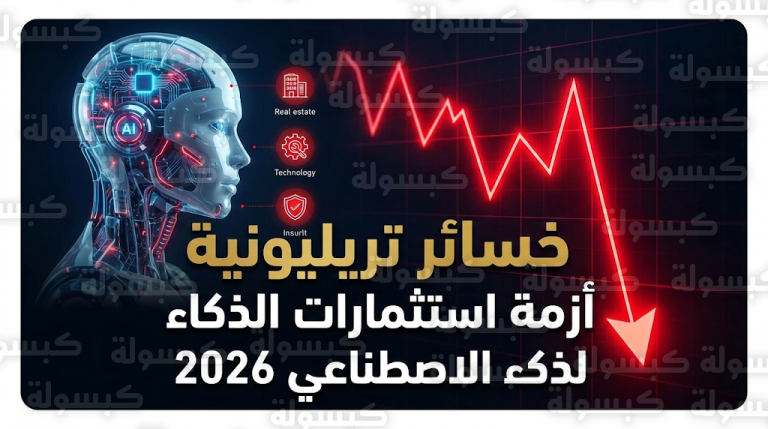 خسائر تريليونية تضرب أسهم الذكاء الاصطناعي العالمية بسبب فجوة الإنفاق الملياري وضغط التدفقات النقدية