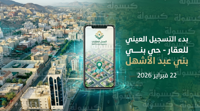 خطوات التسجيل العيني للعقار في المدينة المنورة عبر منصة السجل العقاري 2026