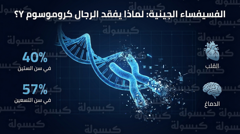 دراسة طبية 2026 تكشف مخاطر فقدان كروموسوم Y لدى الرجال وعلاقته بالزهايمر وأمراض القلب