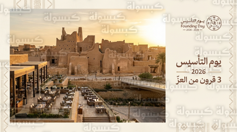 دليل احتفالات يوم التأسيس 2026 في الدرعية: أبرز فعاليات حي الطريف وقائمة المطاعم العالمية في مطل البجيري