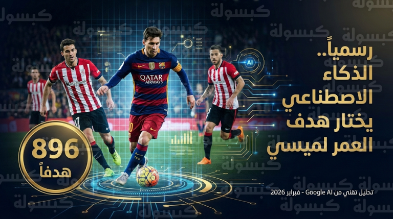 رسميًا.. تقرير تقني من Google AI يحدد أفضل هدف في مسيرة ميسي بناءً على معامل الصعوبة البدنية