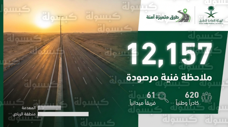 رصد 12157 ملاحظة فنية وتشغيلية في ختام النسخة السادسة من حملة طرق متميزة آمنة 2026