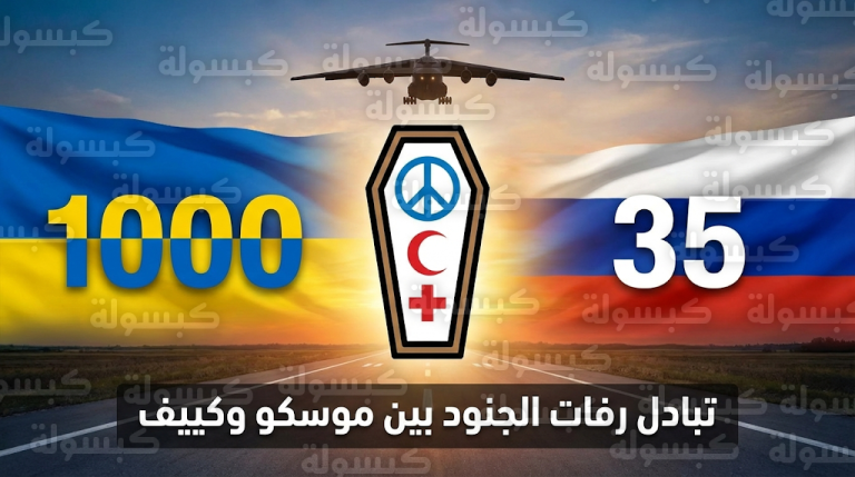 روسيا تعلن تسليم 1000 جثة لجنود أوكرانيين واستعادة رفات 35 من عسكرييها في أحدث عملية تبادل إنساني