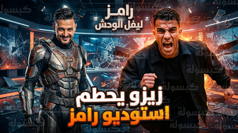 زيزو يحطم ديكور برنامج رامز ليفل الوحش ويسخر من قيمة عقده الحقيقية في حلقة رمضان 2026