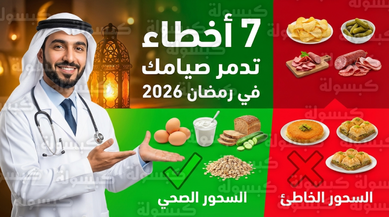 سحور رمضان 2026.. 7 أخطاء شائعة تسبب العطش والجوع يحذر منها خبراء التغذية