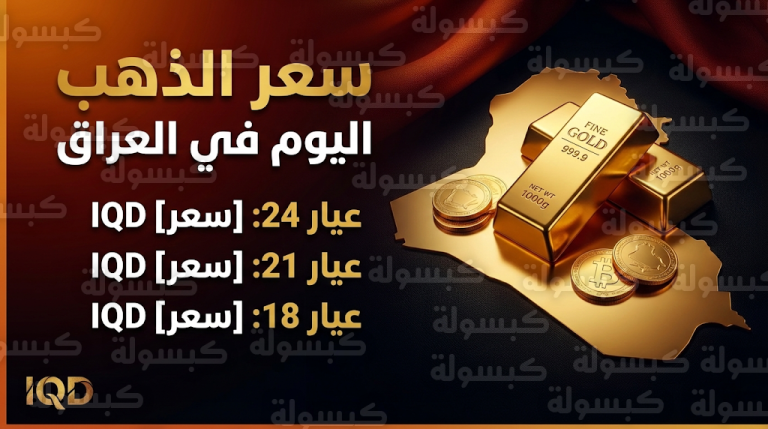 سعر الذهب في العراق اليوم الجمعة 20-02-2026 وتفاصيل سعر المثقال عيار 21