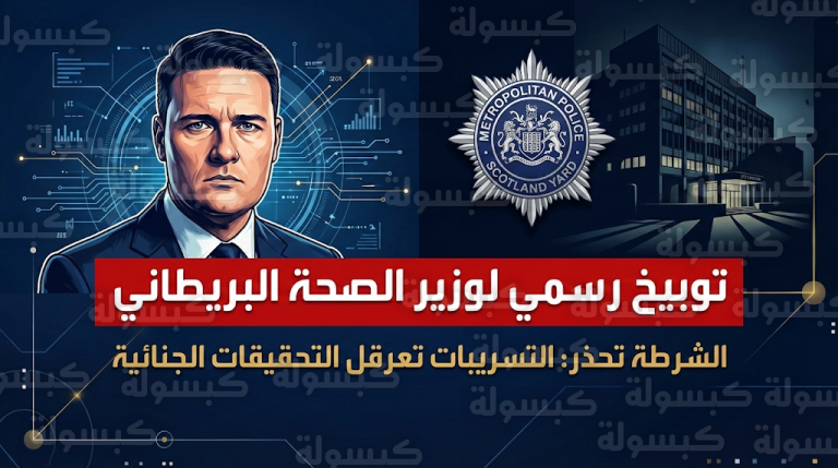 “سكوتلاند يارد” توبخ وزير الصحة البريطاني وتحذر من عرقلة التحقيقات الجنائية في ملف “إبستين”