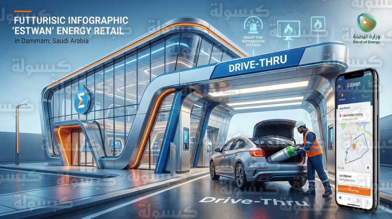 شركة أسطوان تدشن أول فرع نموذجي لبيع أسطوانات الغاز في الدمام بخدمة Drive-Thru لأول مرة