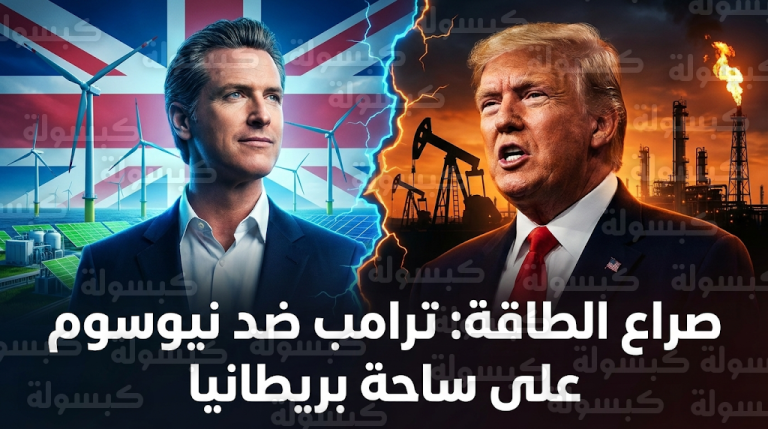 صدام حاد بين ترامب وحاكم كاليفورنيا بسبب اتفاقية مناخية مع بريطانيا تزامناً مع طموحات انتخابات 2028